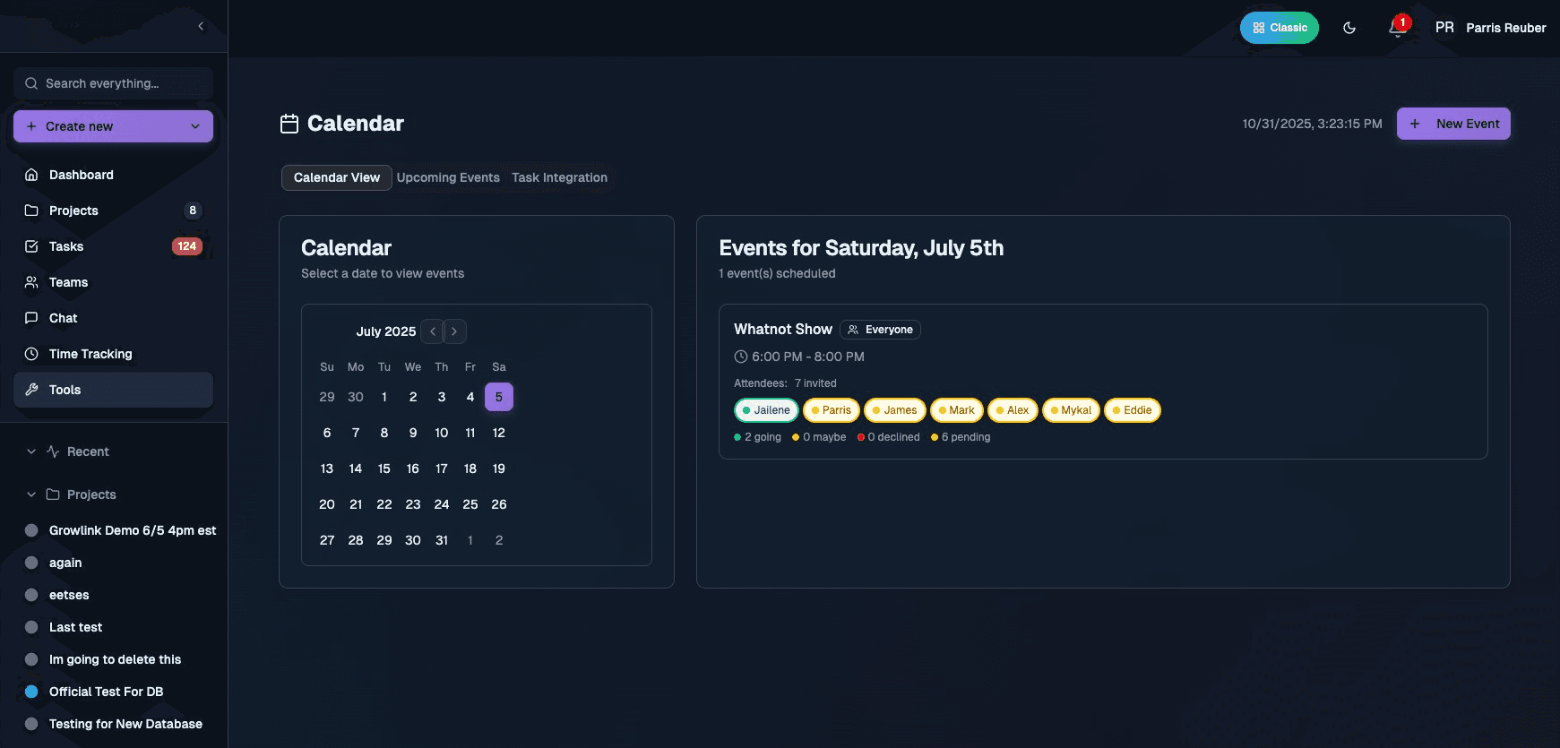 Enterprise Team Management Platform screenshot 3