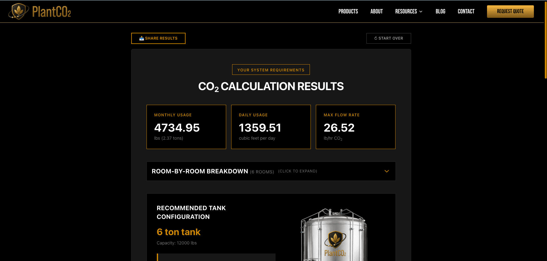 PlantCO2 screenshot 3